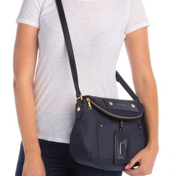 marc jacobs preppy nylon natasha shoulder bolsa